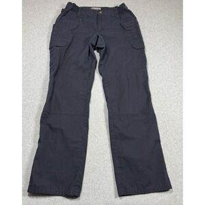 5.11 Tactical Pants Womens Size 12 Dark Navy Blue Cargo Utility Heavy Duty
